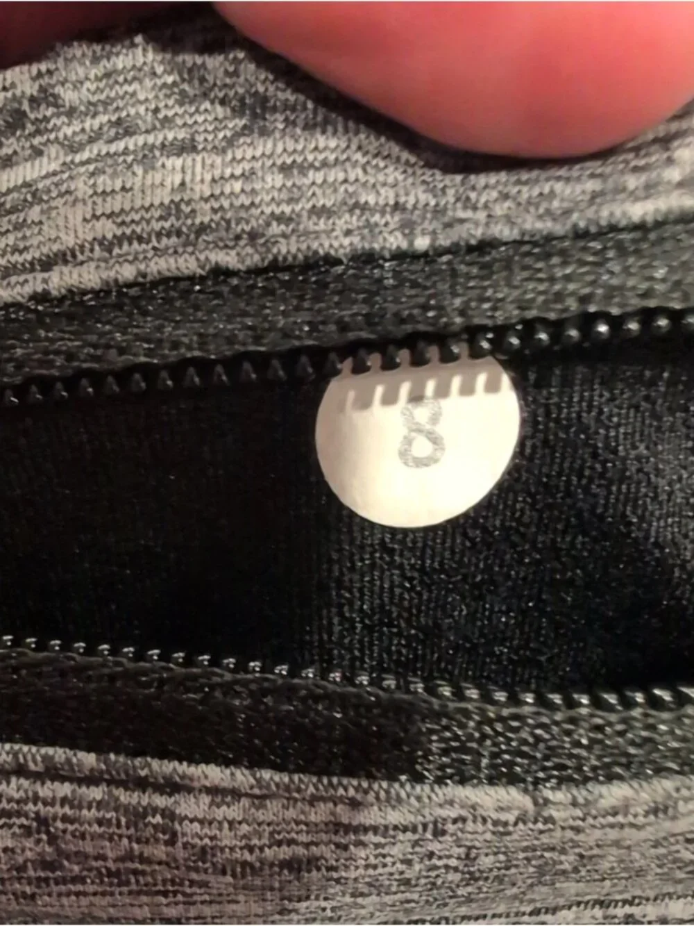 Lululemon Groovy Run Short Black/ Heathered Grey / Teal